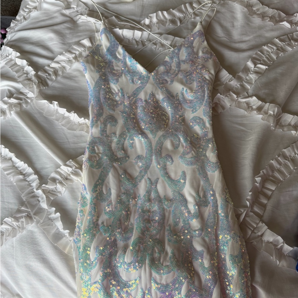 Windsor Iridescent Sequin Mini Dress